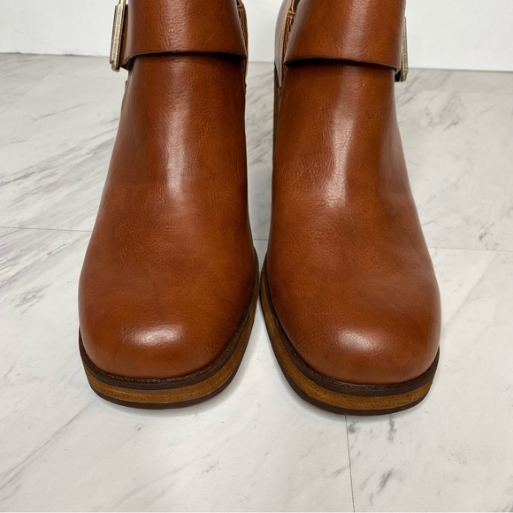 New! Korks Kork Ease Kari Faux Leather Heeled Bootie 11M - Picture 10 of 14